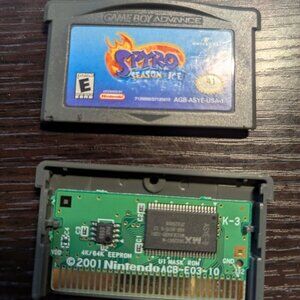 Spyro Season of Ice  Game Boy Advance Tested & Working